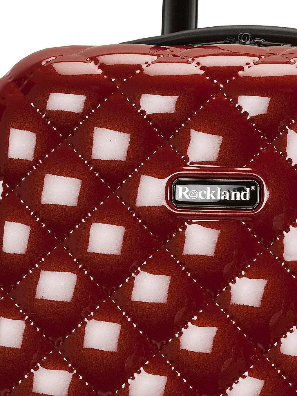 Quilt Hardside Expandable Spinner Wheel Luggage Set, Red, 3-Piece (20/24/28)
