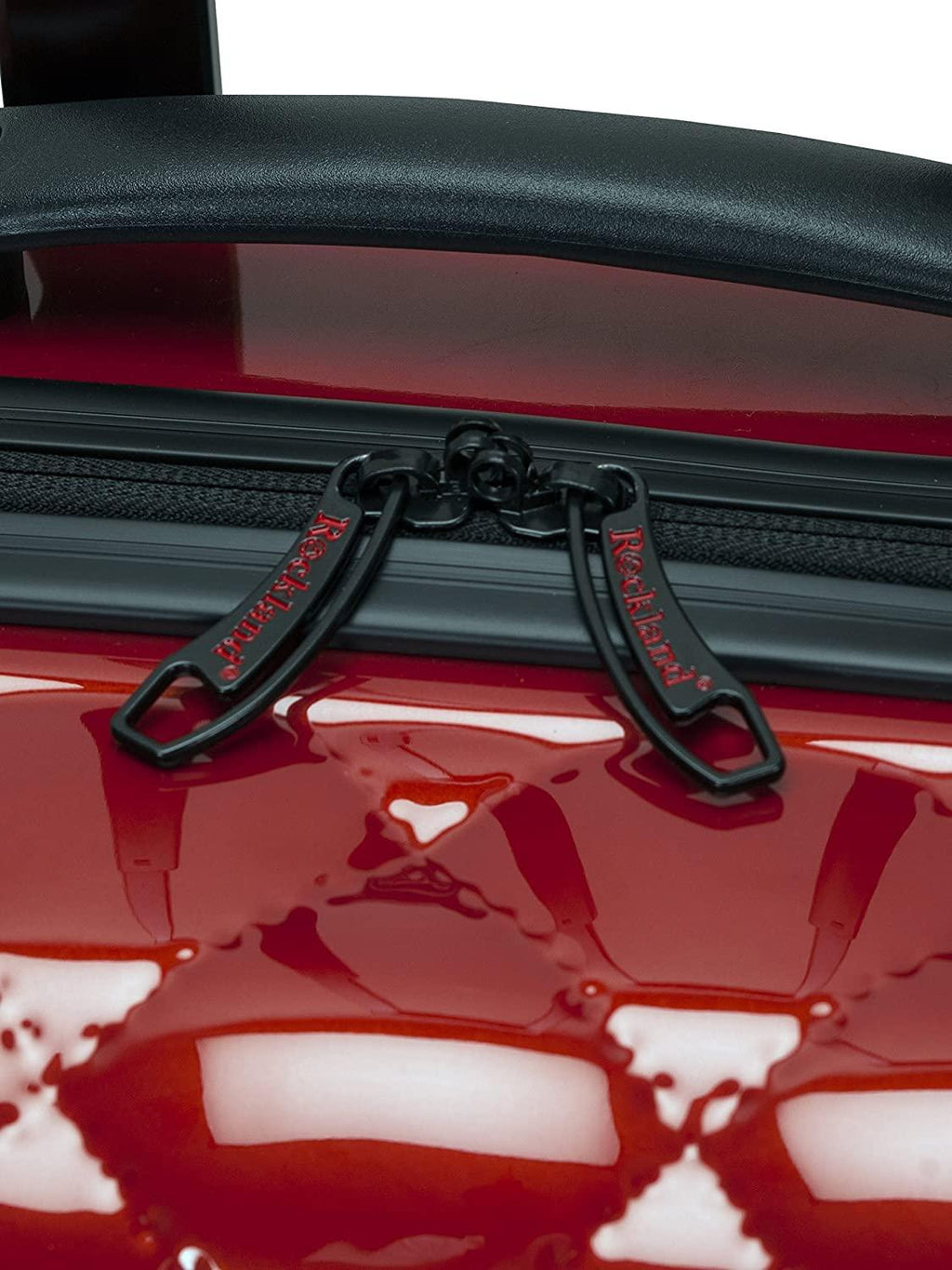 Quilt Hardside Expandable Spinner Wheel Luggage Set, Red, 3-Piece (20/24/28)