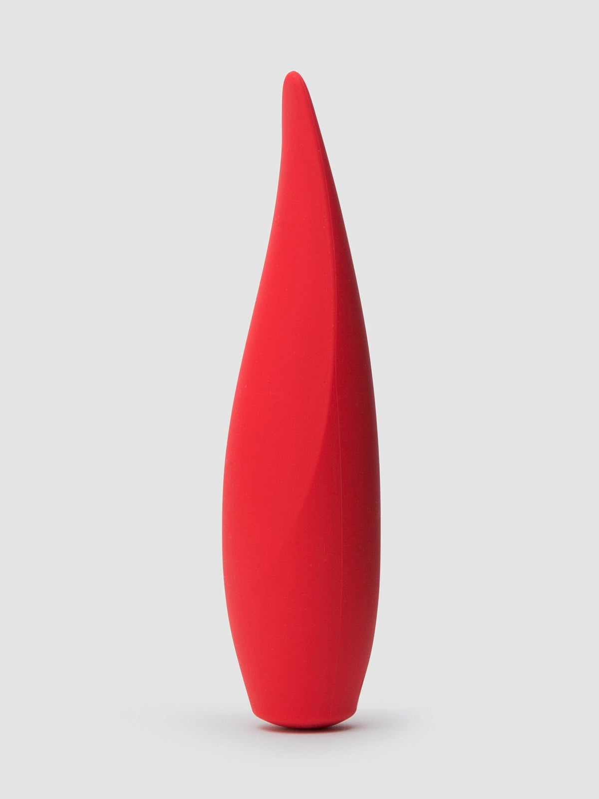 Red Hot Rechargeable Silicone Flickering Tongue Vibrator, Red