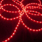 J. Hofert Co Commercial Grade Christmas Rope Light Set White Cord - Red