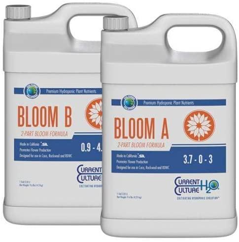 cultured solutions bloom a, b 1 gallon set