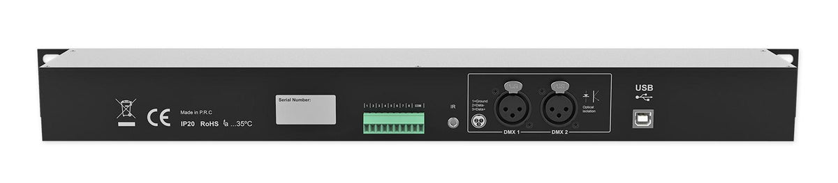 Chauvet DJ Xpress Rack1024 DMX Interface for ShowXpress+Fogger+3 Mics+Headphones