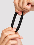 Lovehoney Power Player Silicone Cock Ring, Black