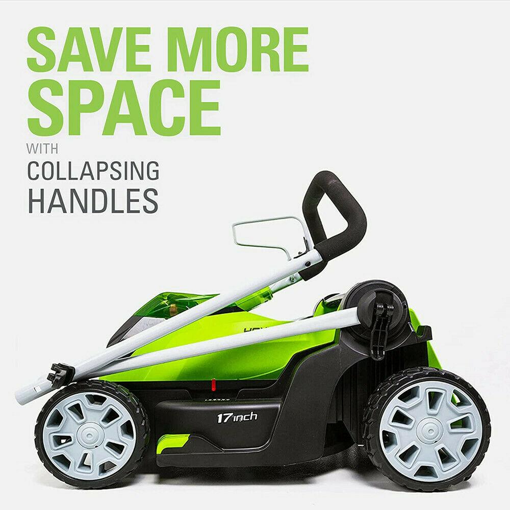 Greenworks 40V MAX 17'' Cordless Lawn Mower with 4Ah Li-ion Battery & Charger US