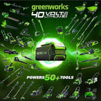 Greenworks 40V MAX 17'' Cordless Lawn Mower with 4Ah Li-ion Battery & Charger US