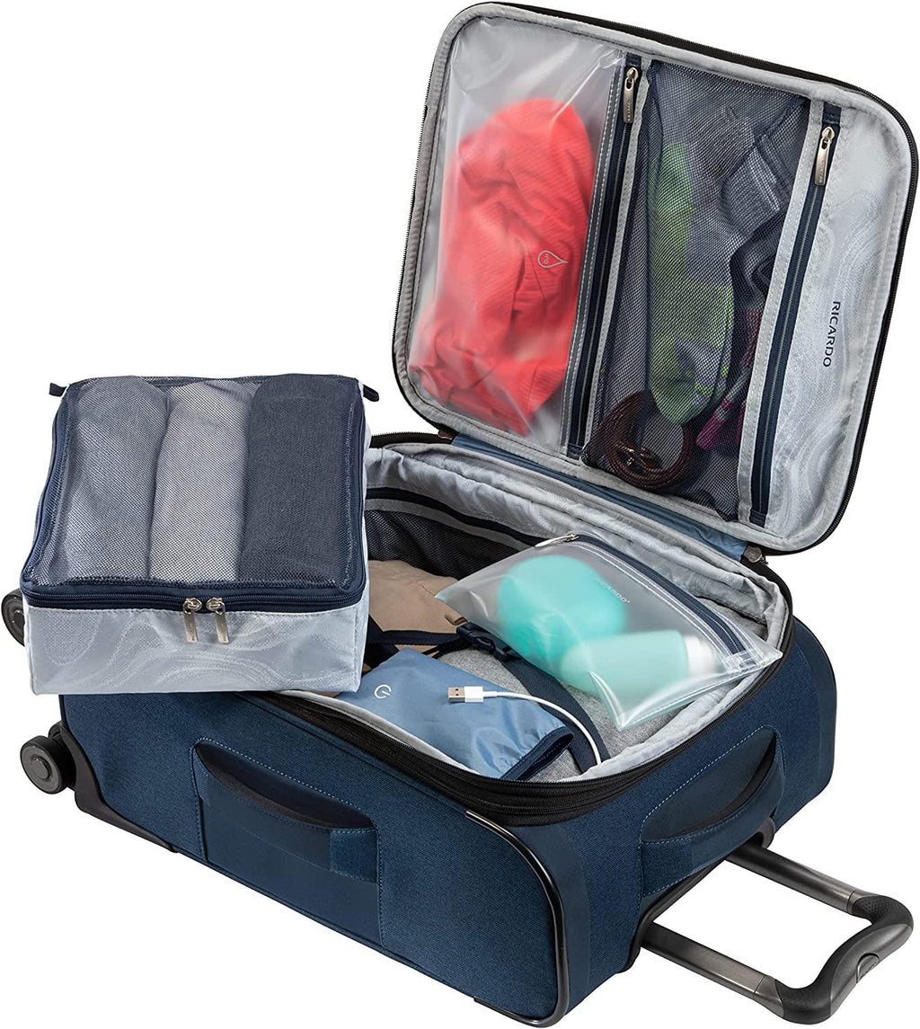 Malibu Bay 3.0 Spinner Luggage (Blue, Carry-On 20-Inch)