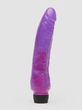 BASICS Slimline Realistic Dildo Vibrator 8 Inch, Purple | Purple