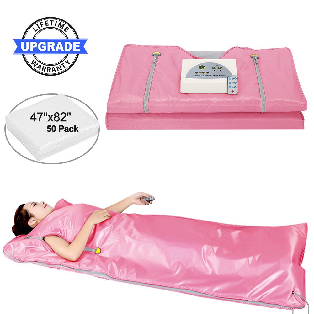 Upgrade XL Sauna Blanket Far-Infrared Portable Professional Body Shaper Sauna Slimming Blanket