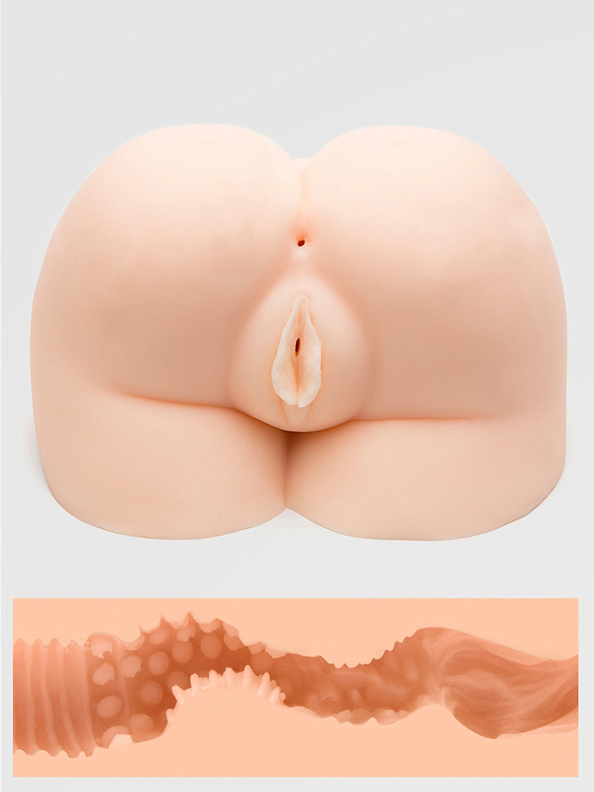 THRUST Pro Elite Katya Realistic Vagina and Ass Masturbator 165.7oz, Flesh Pink