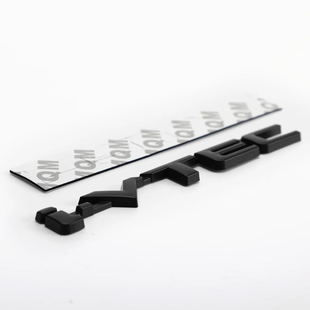 3D Metal i-VTEC Car Trunk Rear Turbo Fender Emblem Badge Decals Stickers Black Generic