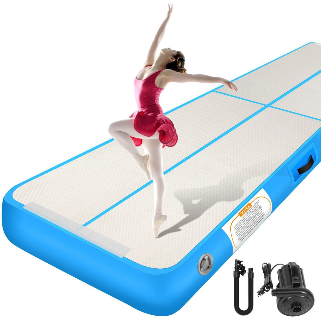 Inflatable Air Tumble Mat Exercise Outdoor Training Floor Tumbling Track for Gymnastics/Yoga/Gym PH2I
