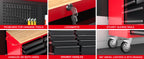 72" Rolling Tool Chest with 15 Drawers - Heavy Duty GaraWorkbench with Power Strip & Pegboard - 18" Deep 1.2" Thick Solid Top, Lockable Tool StoraCabinet for Professional Mechanic