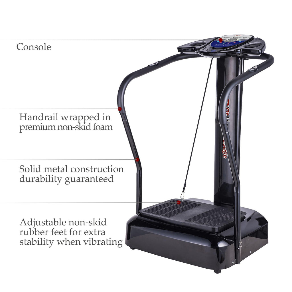 Y-NOT 2000W Black Powerful Multi-Mode Vibration Platform Machine