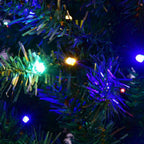 9 ft. Pre-Lit LED Hinged Artificial Christmas Tree with 1000 LED Lights and Stand