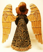 Alkota Russian Genuine Wooden Collectible Guardian Angel  "Gabriel", 13", Unique