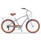 Vik Muniz 26 In., Mountain Hybrid Bicycle, 24 Speed Suspension with Fork, Dual Disc Brake Aluminum Frame City Bikes, Fits for Men and Women