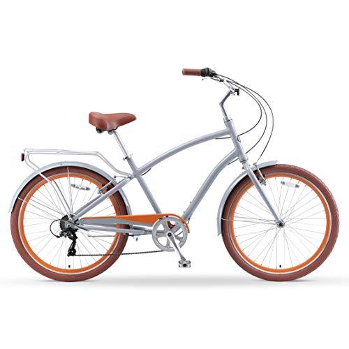Vik Muniz 26 In., Mountain Hybrid Bicycle, 24 Speed Suspension with Fork, Dual Disc Brake Aluminum Frame City Bikes, Fits for Men and Women