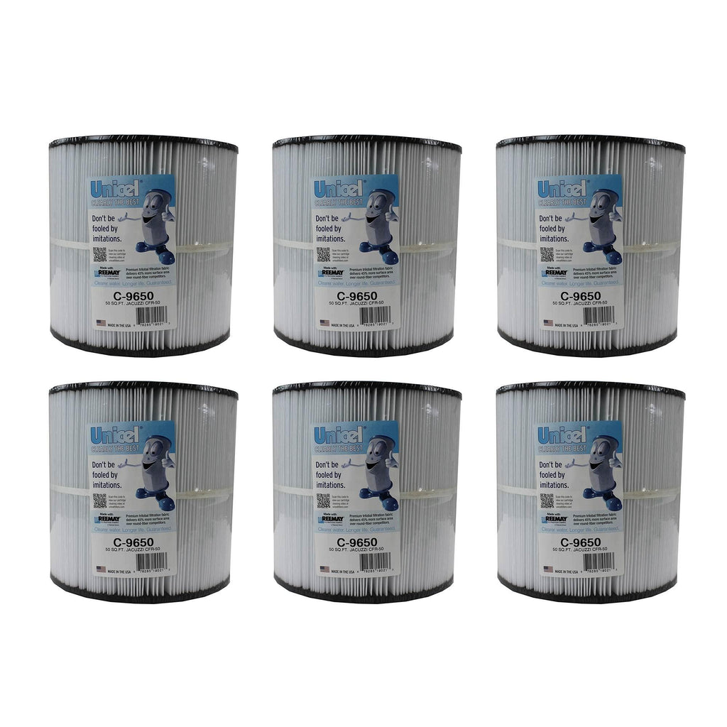 unicel c-9650 spa replacement filter cartridge cfr 50 sq ft (6 pack)