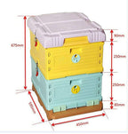 thermo beehive plastic insulated bee hive set thermo beehive box bee house [no frames included]