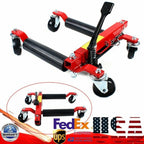 Pro 2-Tons 4400lb HYDRAULIC Positioning Car Wheel Dolly Jack Lift Moving Vehicle