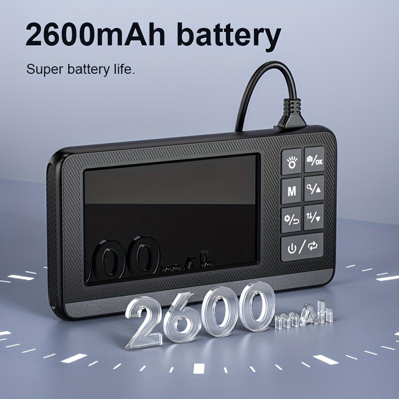4.3 Inch IPS Industrial Endoscope HD Camera Photo IP67 Waterproof Ima3X Magnification 1080P Car Repair Engine Detection Air Repair Pipe Stain Probe