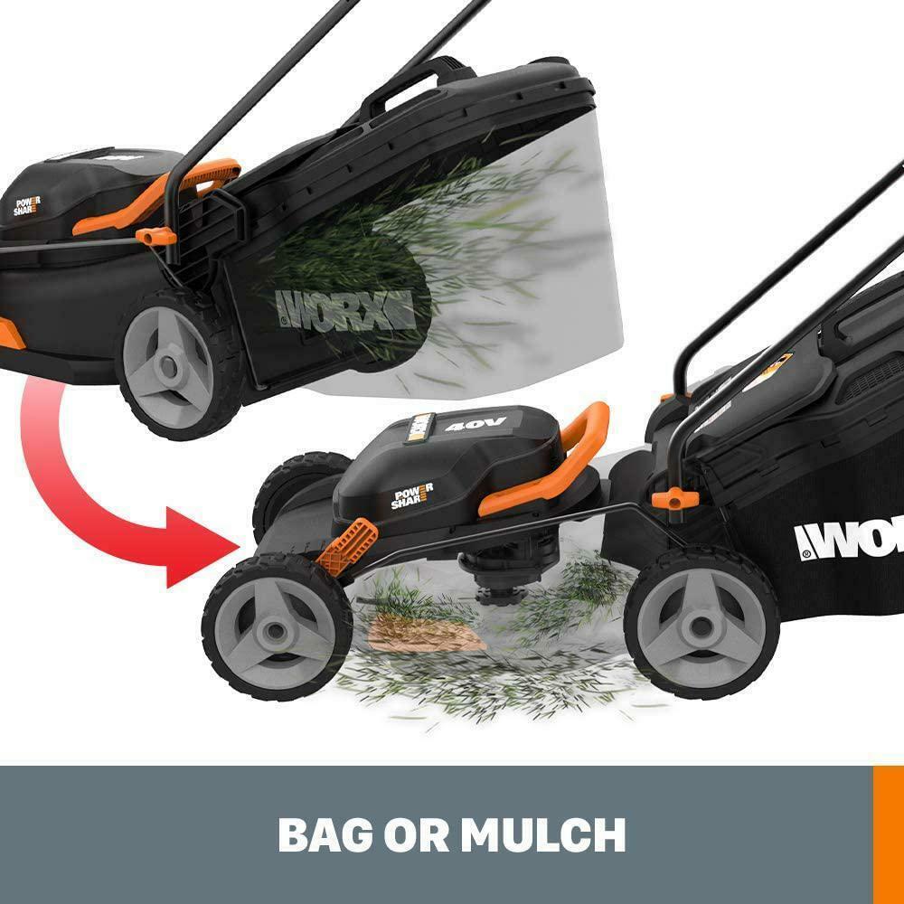 POWER SHARE 40-Volt 17 in. Cordless Battery Walk Behind Mower