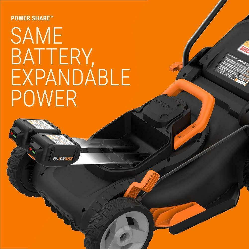 POWER SHARE 40-Volt 17 in. Cordless Battery Walk Behind Mower