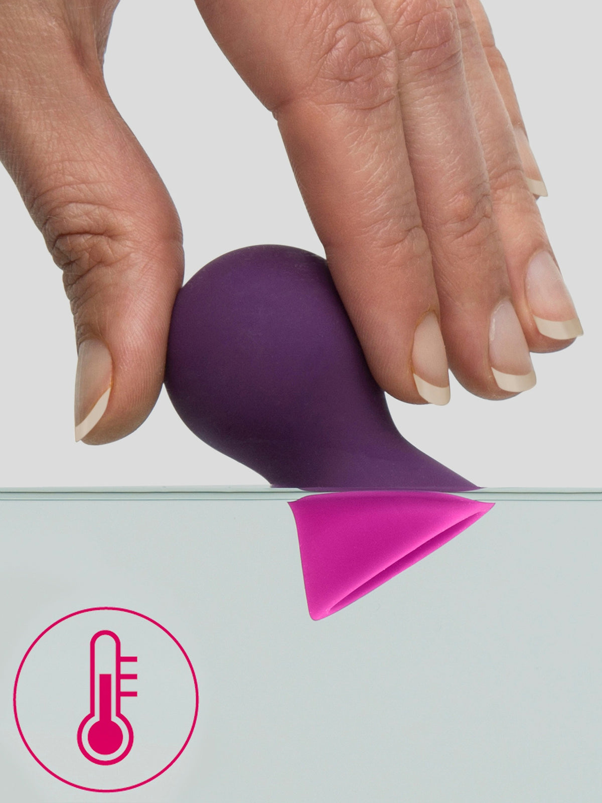 Lovehoney Colorplay Color-Changing Silicone Nipple Suckers, Purple | Purple