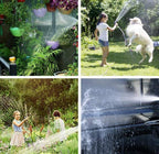 AOHMG Expandable Garden Water Hose, 3/4 All Brass Connectors Flexible Expanding Hose, for Outdoor Lawn Car Watering Plants,72Feet
