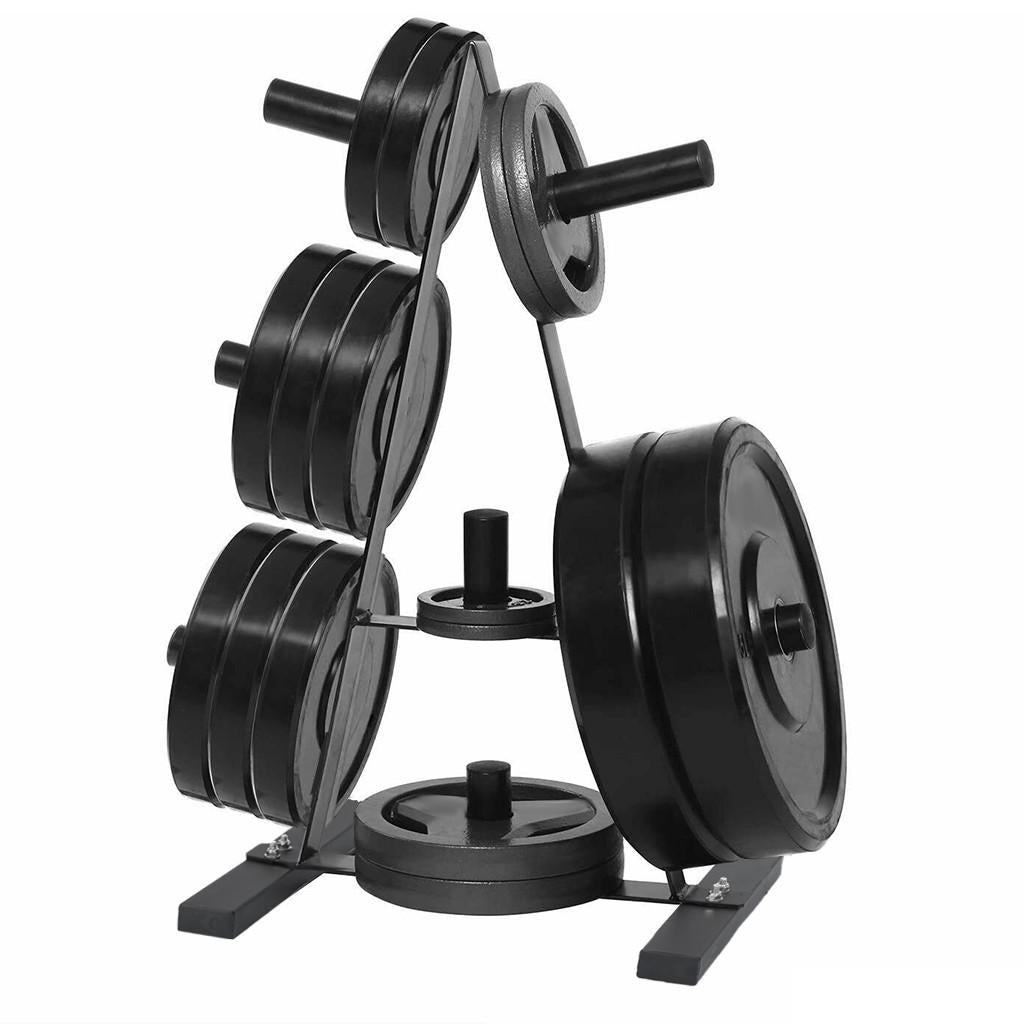 Weight Plate Rack Weight Plate Tree 2 inch For Bumper Plates Weight Stand