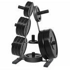 Weight Plate Rack Weight Plate Tree 2 inch For Bumper Plates Weight Stand