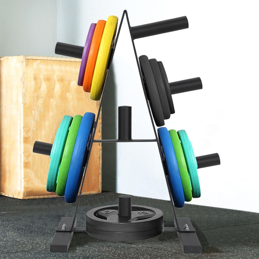Weight Plate Rack Weight Plate Tree 2 inch For Bumper Plates Weight Stand