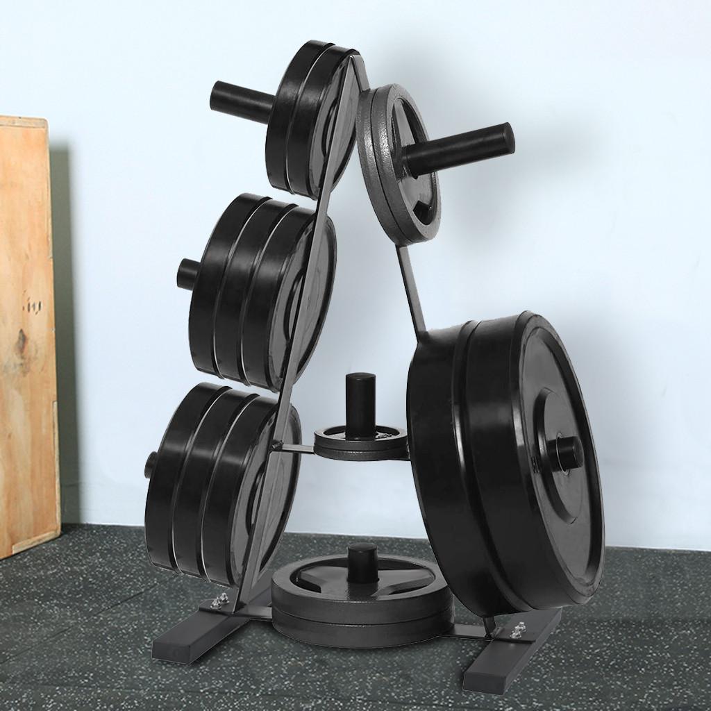 Weight Plate Rack Weight Plate Tree 2 inch For Bumper Plates Weight Stand