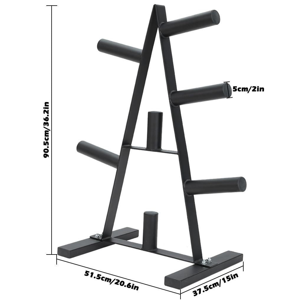 Weight Plate Rack Weight Plate Tree 2 inch For Bumper Plates Weight Stand