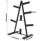 Weight Plate Rack Weight Plate Tree 2 inch For Bumper Plates Weight Stand
