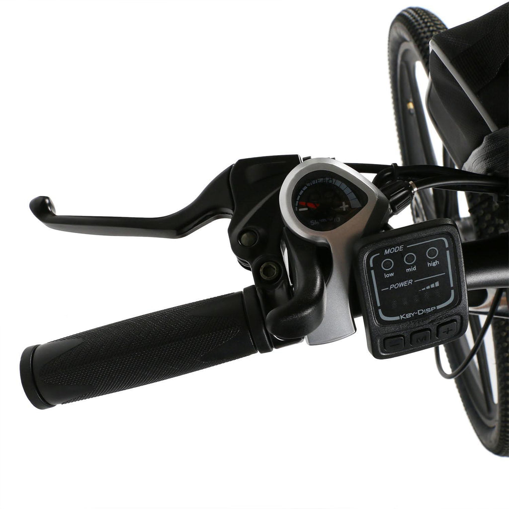 V.I.P. 26 In. Folding Lightweight Mountain Electric Bicycle with 36V 8AH Battery for Men Adults,  21-Speed, 250W
