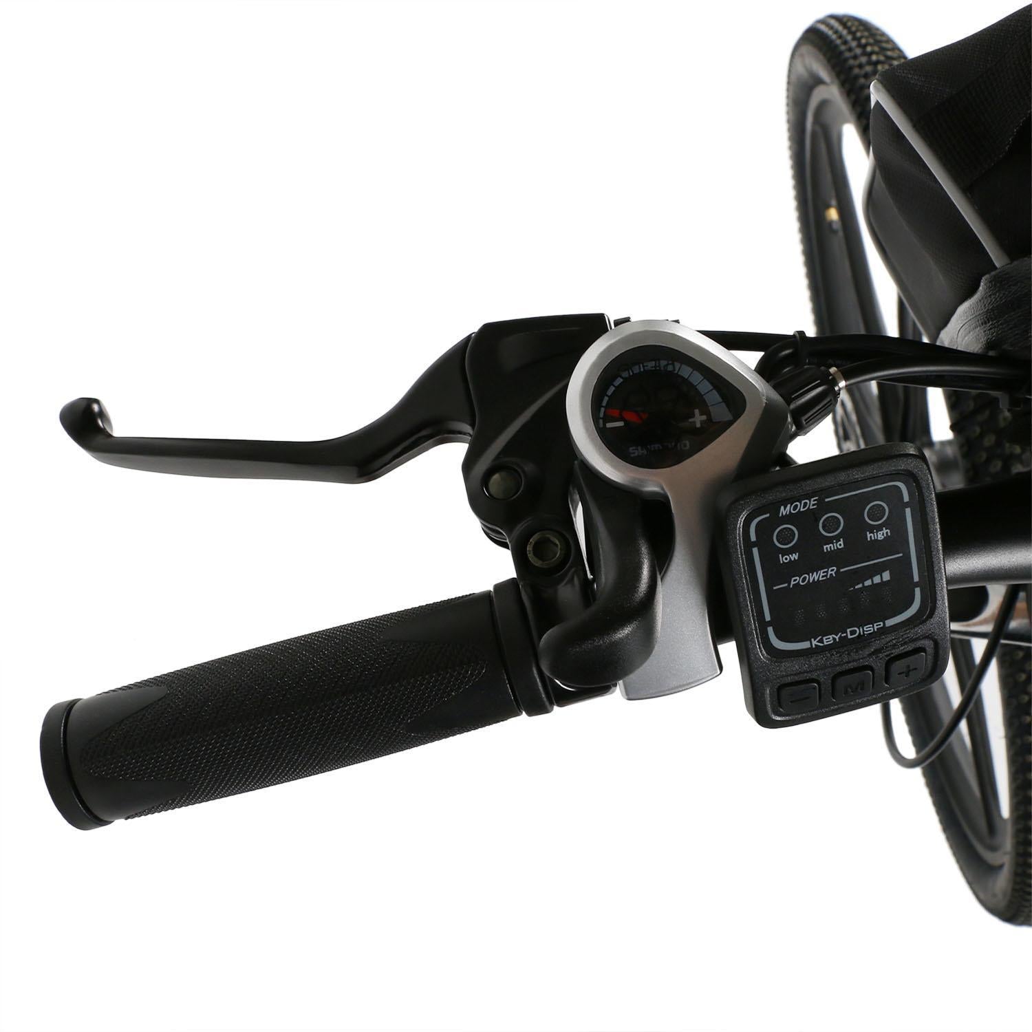 V.I.P. 26 In. Folding Lightweight Mountain Electric Bicycle with 36V 8AH Battery for Men Adults,  21-Speed, 250W
