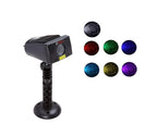 LEDMALL Full Spectrum Motion Star Effects 7 color WHITE Laser Christmas Lights, and WHITE LASER Decorative Lights with Remote control