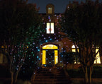 LEDMALL Full Spectrum Motion Star Effects 7 color WHITE Laser Christmas Lights, and WHITE LASER Decorative Lights with Remote control