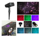 LEDMALL Full Spectrum Motion Star Effects 7 color WHITE Laser Christmas Lights, and WHITE LASER Decorative Lights with Remote control