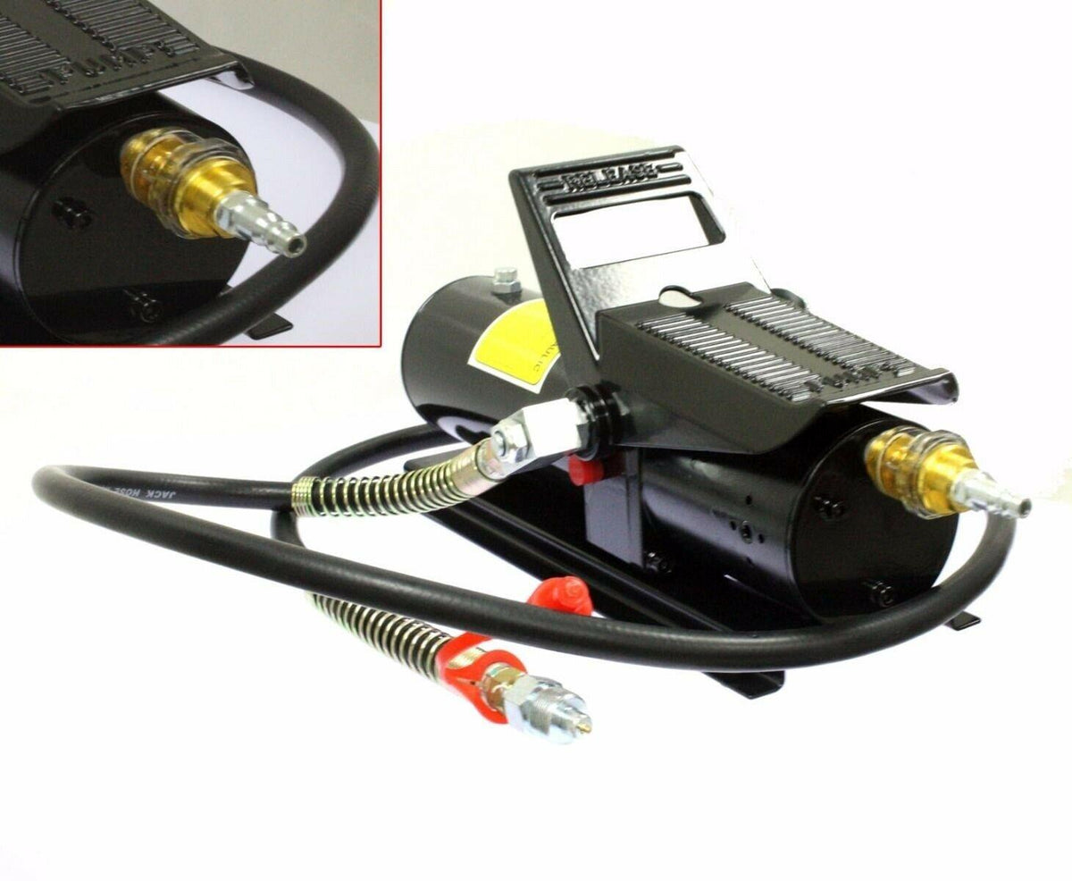 Air Hydraulic Pump 10,000 PSI 10 Ton Porta Power Hydraulic Air Foot Pump Control