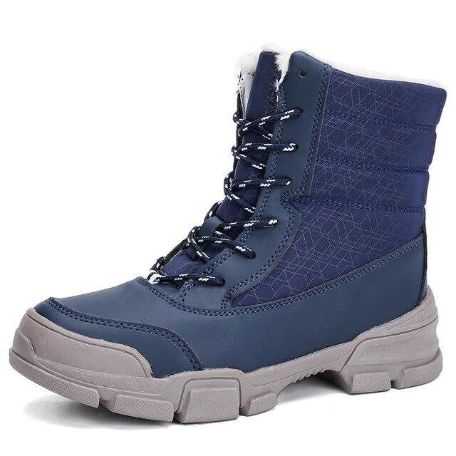 2021 Women Winter Snow Boots Waterproof Fur Ankle Boot