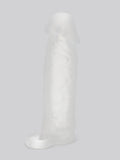 Lovehoney Mega Mighty 1 Extra Inch Silicone Penis Extender Clear, Clear | Clear