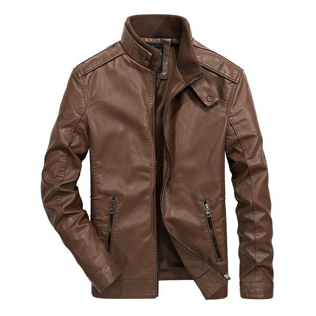 Men's Clothing - Autumn Winter Men's Leather Jacket