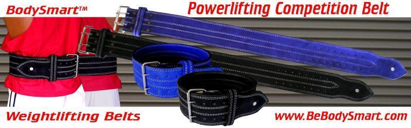 Powerlifting Belts Double Prong (Colors not in any proportion)
