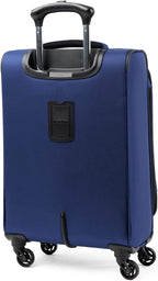 Runway 2 Piece Luggage Set, Carry-on &amp; Convertible Medium to Large Check-in Expandable Luggage, 4 Spinner Wheels, Softside Suitcase, Men and Women, Blue