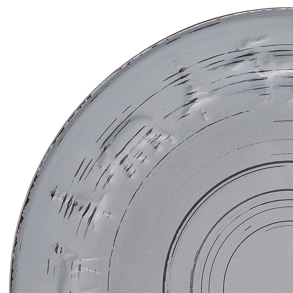 Trellis Lodge Gray 16 Piece Dinnerware Set, Service for 4