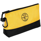 55569 Stand-Up Zipper Bag Tool Pouch with Carabiners, Reinforced Gusseted Bottoms, Water Resistant 1680d, Multi-Size 5-Pack