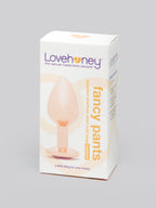 Lovehoney Luxury Crystal Stainless Steel Rose Gold Butt Plug 3 Inch, Gold | Gold