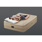 Queen Ultra Plush Fiber-Tech Airbed Air Mattress with -In Pump (2-Pack)